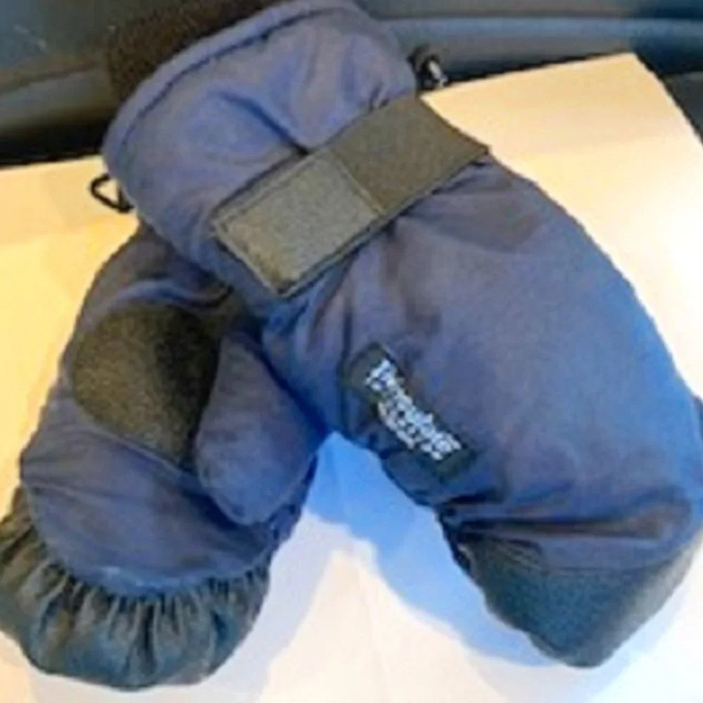 Toddlers and Baby Mittens Thinsulate Winter Snow Waterproof Gloves Blue